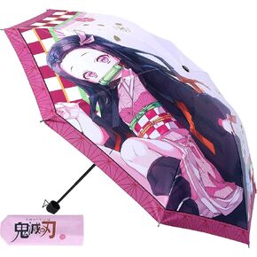 Roffatide أنيمي 39 في مظلة السفر يندبروف مقاوم للماء المضادة للأشعة فوق البنفسجية حماية مظلة صغيرة مدمجة ضوء مظلة قابلة للطي in Kuwait