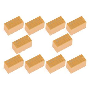 10PCS DC 5V Coil DPDT Power Relay 8 Pin 1A 125VAC/2A 30VDC Coil Relay PCB General Purpose Power Relay HK19F-DC 5V-SHG Signal Relay