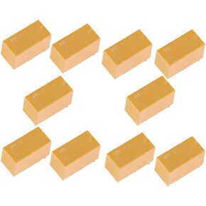 10PCS DC 5V Coil DPDT Power Relay 8 Pin 1A 125VAC/2A 30VDC Coil Relay PCB General Purpose Power Relay HK19F-DC 5V-SHG Signal Relay in Saudi Arabia