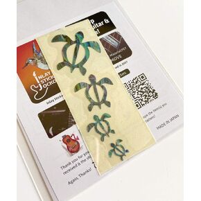Inlaystickers Sticker/Decal, Abalone Blue, Set (UK-273HF-BL-AZ)