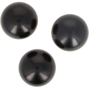 Othmro 3Pcs Threaded Ball Knobs, 1.57Inch Dia 0.47Inch Thread M12 Female Thread Black Bakelite Handle Thermoset Ball Knob for Lawn Mowers Exercise Equipment Machinery Valves Spigots (AM12x40)
