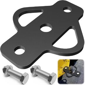 Fixirons 3-Way Trailer Hitch Adapter with Bolt for ATV Lawn Mower Golf Cart Yard Cart Garden Tractor Flat Towing Ball Mount