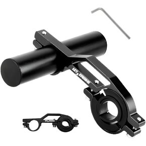 Handlebar Extender Extension for Bike, Durable Aluminum Alloy Bike Handlebar Extension Lightweight Handlebar Bracket for Holding Bicycle Speedometer, Motorcycle GPS, Phone Mount Holder 10 cm