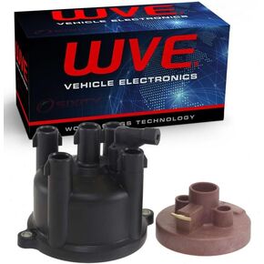 Wells WVE Distributor Cap & Rotor Kit compatible with Toyota Camry Celica MR2 RAV4 2.0L 2.2L L4 1990-1999