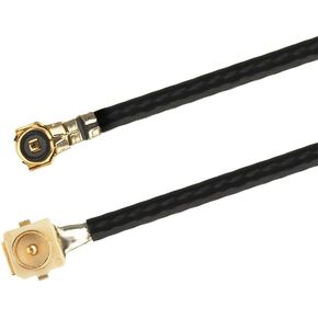 Superbat MHF4/IPEX4/IPX4 to U.FL Cable (10cm/3.9") MHF4 Female to IPX (IPEX/UFL) Male RF Pigtail Cable 1.13MM Low-Loss Extension Cable 2-Pack