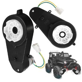 2Pcs 24V 40000RPM Power Wheel Motor Upgrade and Transmission Replacement Parts, RS555 Drive Injecting New Vitality and Adventure Experience for Kids Ride On Car Gearbox