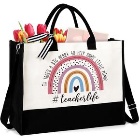 Teacher Appreciation Gifts for Women with Tote Bag,Back To School Gift,Thank You Teacher Gifts from Student