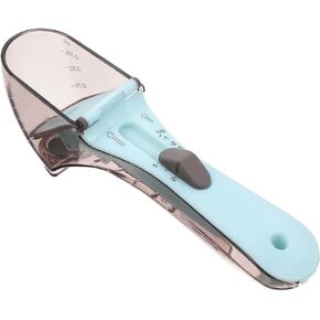 POPETPOP Dog Food Measuring Scoop - Dog Food Scoop Dog Food Measuring Cup Food Scale Spoon Cat Food Scoop with Adjustable Scale Pet Food Digital Spoon for Dog Cat