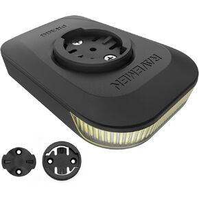 RAVEMEN FR300 Compatible with Garmin/Wahoo Bike Computer, 300 Lumen Warning Flashing 6 Modes Cycling Computer Accessories with Auto On Off, USB C Rechargeable for Road Bike (Patent Protected)