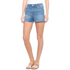 True Religion Women's Maisie High Rise Single Needle Raw Hem Short