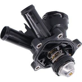 MOTOKU Engine Coolant Thermostat Assembly w/housing Gasket for Mercedes-Benz C250 SLK250 2012-2015