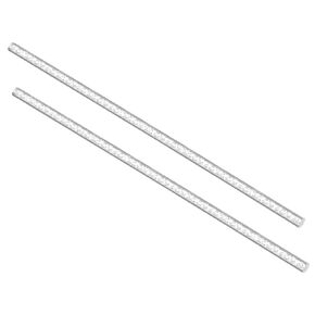 uxcell Acrylic Rod Round Bubble PMMA Bar 0.24 Inch Dia 10 Inch Length Clear 2Pcs