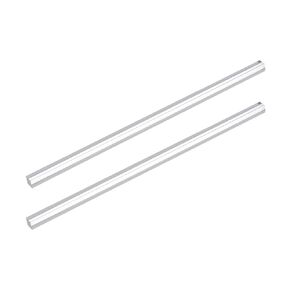 DMiotech 2 Pack 8mmx8mmx250mm Acrylic Square Rod Solid Plastic PMMA Bar Stick for DIY Crafts Clear