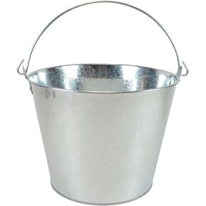 5-Quart Galvanized Pail Beer Bucket 9x9x7 inches (Pack of 3)