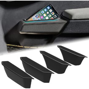 KEWISAUTO Door Storage Box for Bronco 2021-2023, Door Storage Organize Door Handle Pocket Door Side Tray Insert Interior Accessories for Ford Bronco 2021 2022 2023 (4 pcs)