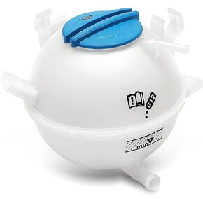 YHTAUTO Engine Coolant Recovery Overflow Reservoir Expansion Tank W/Sensor Fit for Audi A3 Q3 TT RS TTS Quattro Volkswagen VW Beetle Eos Golf R GTI Jetta Passat CC Rabbit Tiguan, Replace# 1K0121407A
