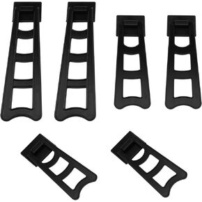 Haidong Picture Frame Easel Back Support Plastic Frame Easel Back Stand 3 Sizes for Photo Frame Supplies -6PCS