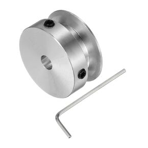 V-Belt Pulley - [6mmBore x 30mmOutside Dia] Aluminum Alloy V-Groove Drive Pulley for 6mm PU Round Belt for Many Existing Drive Design