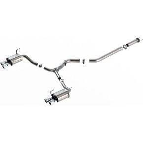 Borla - 2022 Subaru WRX 2.4L Turbo AT/MT AWD S-Type Catback Exhaust Polished Tips (140907)