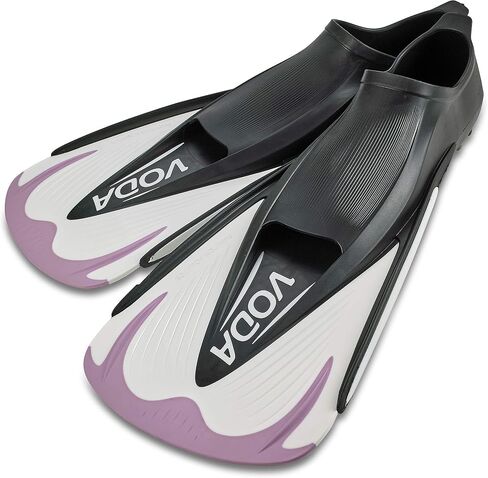 Rapido Boutique Collection Italian Made Full Foot Fins Bundled with Panoramic View Tempered Glass Lens Mask Fin Snorkel Set with Snorkeling Gear Travel Bag in Saudi Arabia