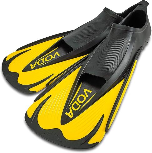 Rapido Boutique Collection Italian Made Full Foot Fins Bundled with Panoramic View Tempered Glass Lens Mask Fin Snorkel Set with Snorkeling Gear Travel Bag in Saudi Arabia