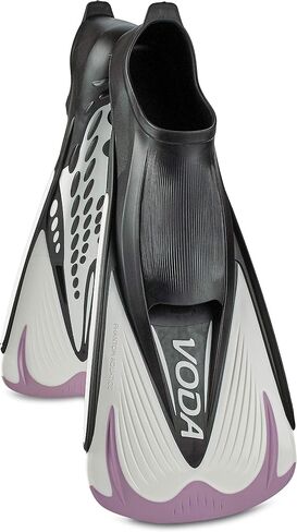 Rapido Boutique Collection Italian Made Full Foot Fins Bundled with Panoramic View Tempered Glass Lens Mask Fin Snorkel Set with Snorkeling Gear Travel Bag in Saudi Arabia