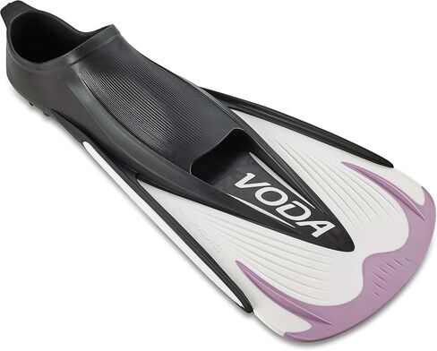 Rapido Boutique Collection Italian Made Full Foot Fins Bundled with Panoramic View Tempered Glass Lens Mask Fin Snorkel Set with Snorkeling Gear Travel Bag in Saudi Arabia