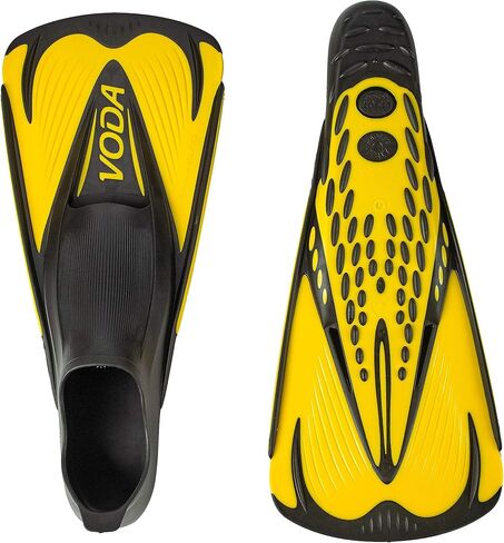 Rapido Boutique Collection Italian Made Full Foot Fins Bundled with Panoramic View Tempered Glass Lens Mask Fin Snorkel Set with Snorkeling Gear Travel Bag in Saudi Arabia
