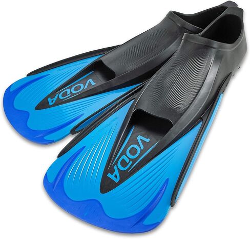Rapido Boutique Collection Italian Made Full Foot Fins Bundled with Panoramic View Tempered Glass Lens Mask Fin Snorkel Set with Snorkeling Gear Travel Bag in Saudi Arabia