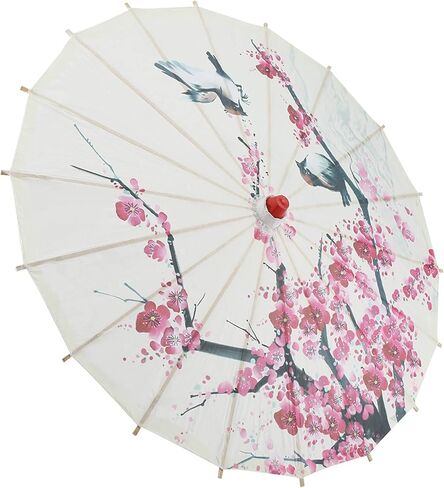 Small Size Handmade, Oiled Paper oiled paper parasol Dance Umbrella Plum Blossom japanese brush Chinese Art Classical in Saudi Arabia