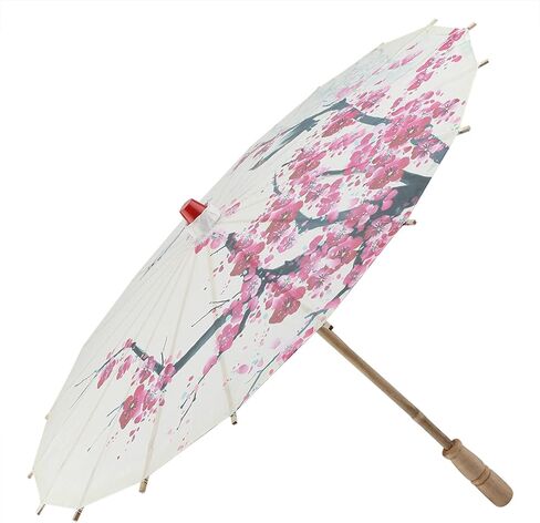 Small Size Handmade, Oiled Paper oiled paper parasol Dance Umbrella Plum Blossom japanese brush Chinese Art Classical in Saudi Arabia