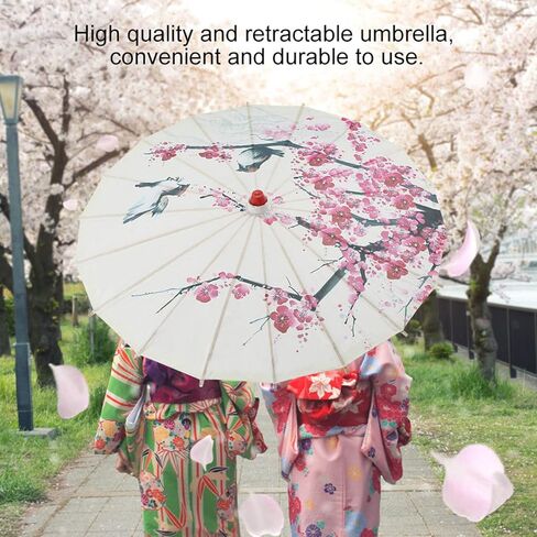 Small Size Handmade, Oiled Paper oiled paper parasol Dance Umbrella Plum Blossom japanese brush Chinese Art Classical in Saudi Arabia