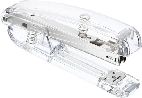 PATIKIL Acrylic Stapler, Portable Stylish Manual Effortless Desktop Accessories Stapler for Classroom Home Office Desk, Gold in Saudi Arabia