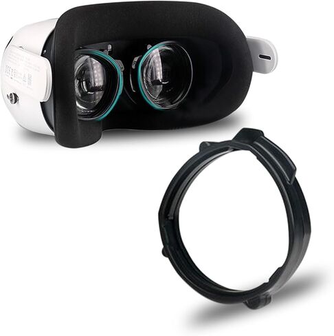 عدسات نظارات OD&OS مُدخلة لسماعات Oculus Quest 2، عدسات نظارات OD&OS احترافية لـ Quest 2، مجموعة عدسات الإطار بالإضافة إلى (SPH:-2.25 (عدسات يسرى واحدة فقط)) in Kuwait
