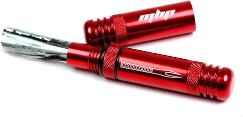 MBP Ultimate Cycling Tubeless Tire Repair Kit for MTB/Road/Gravel/Universal Tubeless Tires - Light Weight Alloy - All-in-ONE Tool - Includes Tire Plugs - Super Compact in Saudi Arabia