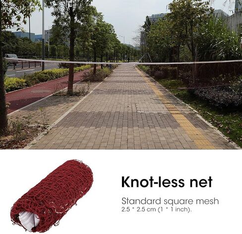 Foldable Badminton Net, 2 Colors Portable Durable Badminton Mesh Net for Outdoor Sports Entertainment Training in Saudi Arabia