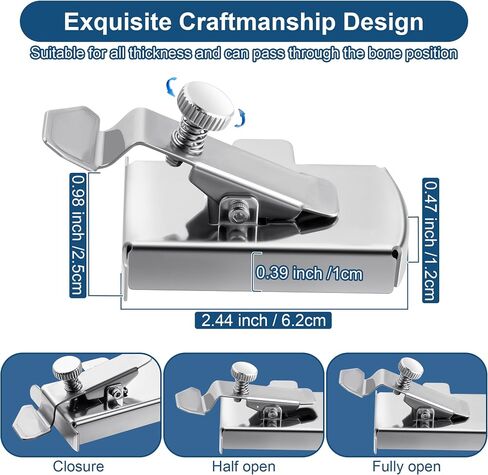 2 Pcs Sewing Supplies Accessories, 1/4'' Quilting Presser Foot w/Guide Compatible with Brother, Babylock, Janome, Singer Low Shank Sewing Machine and Magnetic Seam Guide for Sewing Machine with Clip in Saudi Arabia