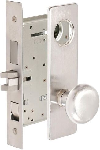 CORBINRUSSWIN ML2048-YWM-626-LC 626 Satin Chrome, Knob YWM Yankee, Entrance/Entry/Office, Steel; Stainless Steel; Brass in Saudi Arabia