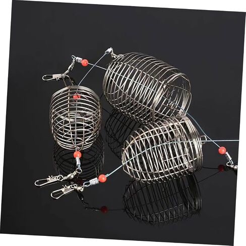 BESPORTBLE 20 PCS Metal Bait cage Fishing Bait Basket Fishing Basket carp Bait carp Lures cage Fishing Basket carp in Saudi Arabia