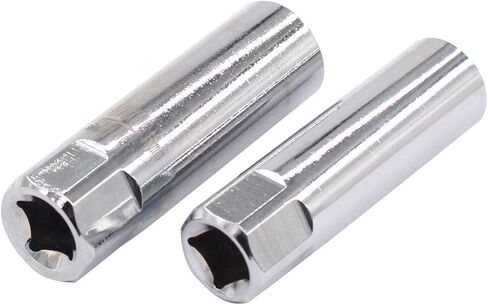 XtremeAmazing 14mm and 16mm Spark Plug Socket Wrench Thin Wall 12 Point Removal Tool 3/8 inch Square Drive Set in Saudi Arabia