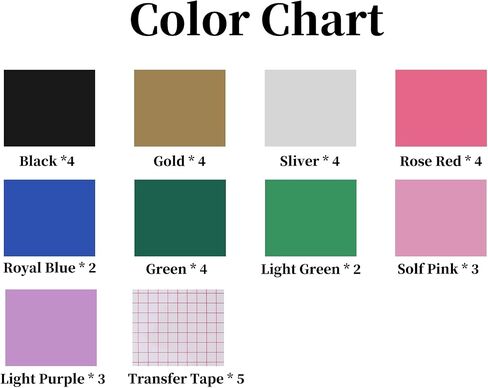 HTVRONT 5.5"x12" Smart Permanent Vinyl for Cricut Joy Machine-30 Sheets Permanent Vinyl Bundle & 5 Sheets Transfer Tape for Vinyl Permanent, Assorted Colors Adhesive Vinyl Sheets (Matte Vinyl) in Saudi Arabia