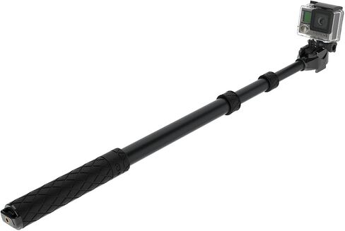 BOOSTplus - عمود تمديد تلسكوبي/Monopod متوافق مع GoPro Hero12 الجديد، وDJI OSMO Action 4: يوسع 17.5 بوصة إلى 40 بوصة in Kuwait