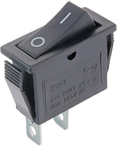 YXQ 5Pcs 2Pin ON Off SPST Mini Boat Rectangle Rocker Switch AC 250V/16A 125V/20A in Saudi Arabia