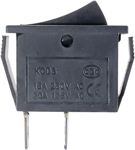 YXQ 5Pcs 2Pin ON Off SPST Mini Boat Rectangle Rocker Switch AC 250V/16A 125V/20A in Saudi Arabia