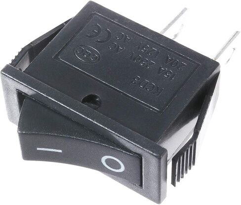 YXQ 5Pcs 2Pin ON Off SPST Mini Boat Rectangle Rocker Switch AC 250V/16A 125V/20A in Saudi Arabia