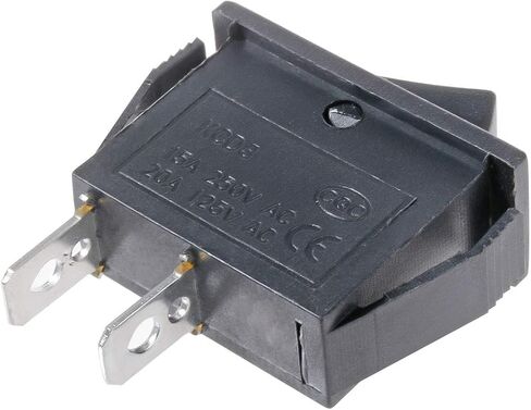 YXQ 5Pcs 2Pin ON Off SPST Mini Boat Rectangle Rocker Switch AC 250V/16A 125V/20A in Saudi Arabia