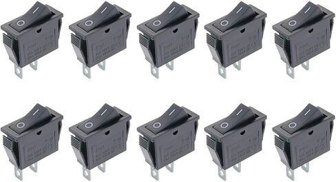 YXQ 5Pcs 2Pin ON Off SPST Mini Boat Rectangle Rocker Switch AC 250V/16A 125V/20A in Saudi Arabia