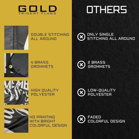 Gold Trident تذكر لماذا بدأت لافتة الصالة الرياضية التحفيزية - ألهم تمرينك بهذه اللافتة - ديكور حائط مثالي للياقة البدنية للصالة الرياضية والنوم - ابق متحفزًا بفن التحفيز الرائع - 3 × 5 أقدام in Kuwait