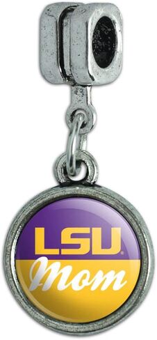 GRAPHICS & MORE LSU Mom Italian European Style Bracelet Charm Bead in Saudi Arabia