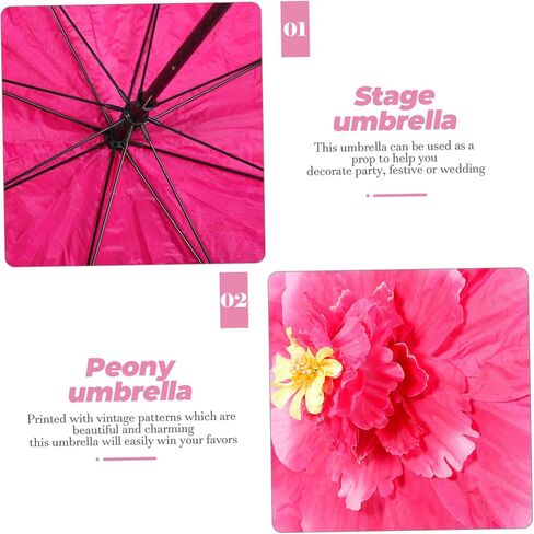 NOLITOY خمر ديكور الاطفال ديكور الرجعية ديكور القماش الرقص مظلة فستان بتصميم حالم القماش مظلة أداء مظلة الكلاسيكية مظلة الطفل الزخرفية زهرة حساسة in Kuwait